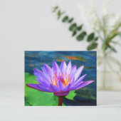 Lotus Flower Briefkaart (Staand voorkant)