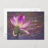 Lotus Flower Briefkaart (Voorkant / Achterkant)