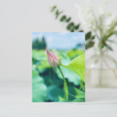 Lotus Flower Briefkaart (Staand voorkant)