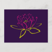 Lotus Flower Briefkaart (Voorkant)