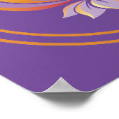 Lotus Flower Buddhism Zen Spiritualiteit Poster (Hoek)