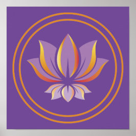 Lotus Flower Buddhism Zen Spiritualiteit Poster