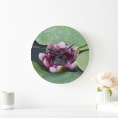 Lotus Flower Budha Round (Grote wandklok) Grote Klok (Huis)