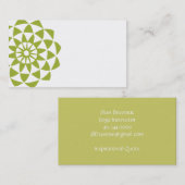 Lotus Flower Business- of visitekaartje (Voorkant / Achterkant)