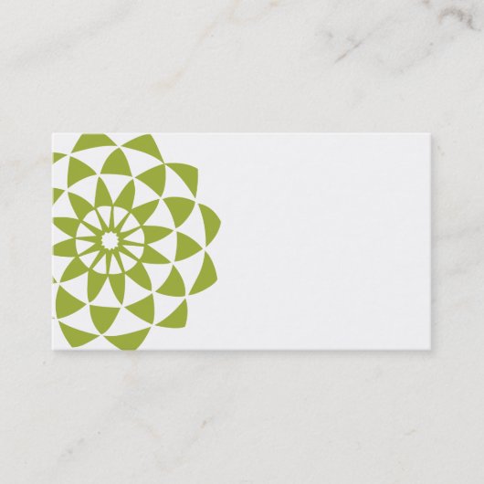 Lotus Flower Business- of visitekaartje (Voorkant)