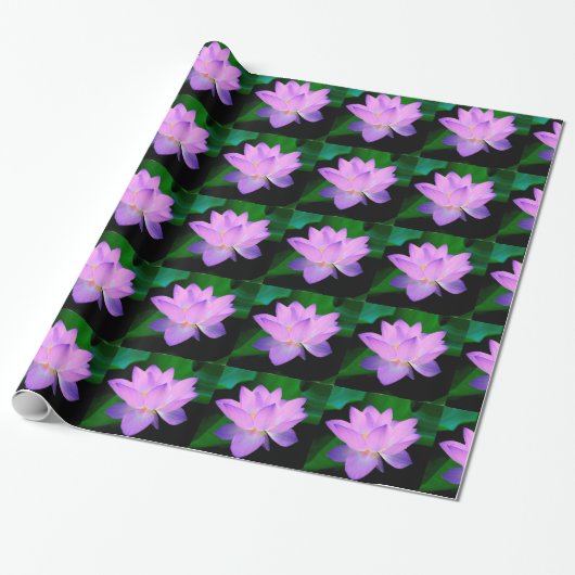 Lotus Flower Cadeaupapier (Uitgerold)