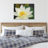 Lotus flower canvas afdruk (Insitu (Slaapkamer))