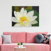 Lotus flower canvas afdruk (Insitu (Woonkamer))