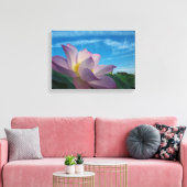 Lotus Flower Canvas Afdruk (Insitu (Woonkamer))