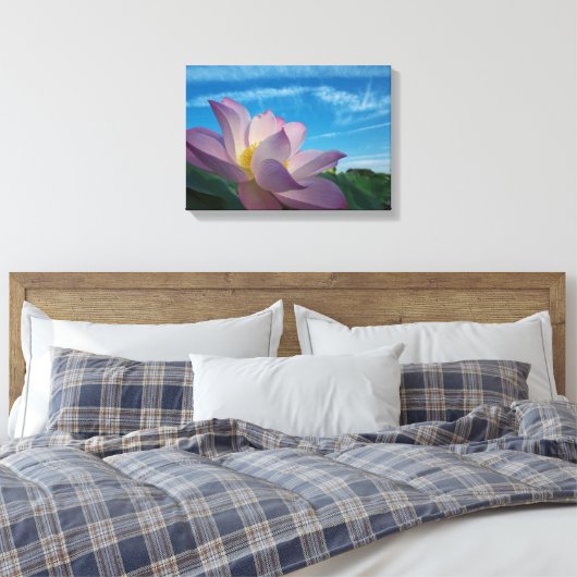 Lotus Flower Canvas Afdruk (Insitu (Slaapkamer))
