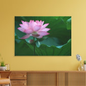 Lotus flower canvas afdruk (Insitu (Woonkamer))