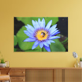 Lotus flower canvas afdruk (Insitu (Woonkamer))