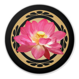 Lotus Flower Ceramic Knob  Keramische Knop