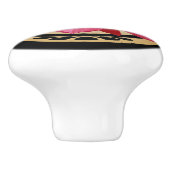 Lotus Flower Ceramic Knob  Keramische Knop (Zijkant)