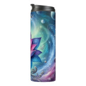 Lotus Flower Cosmic Galaxy Harmony Thermosbeker (Geroteerd rechts)