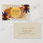 Lotus Flower Decorative Yoga Holistic Visitekaartje (Voorkant / Achterkant)