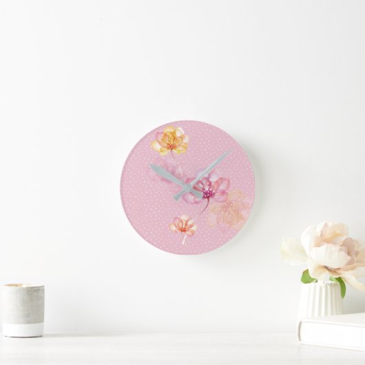 Lotus Flower Design Ronde Klok (Huis)