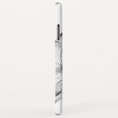 Lotus Flower Design Yoga Meditation Lovers B&W Case-Mate iPhone Case (Achterkant/rechts)