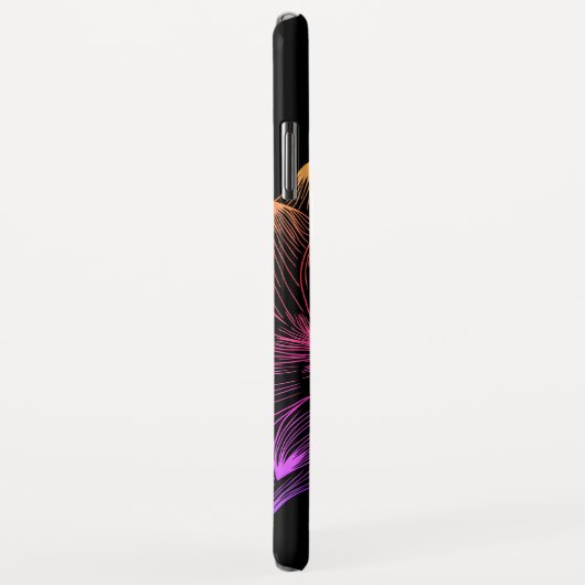 Lotus Flower Design Yoga Meditation Lovers Black Case-Mate iPhone Case (Achterkant/rechts)