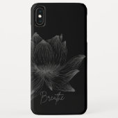 Lotus Flower Design Yoga Meditation Lovers Grey Case-Mate iPhone Case (Achterkant)
