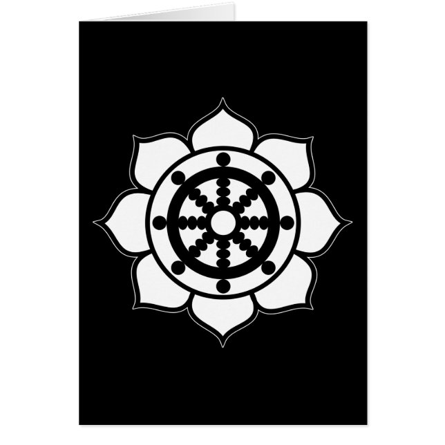 Lotus Flower Dharma Wheel (Voorkant)