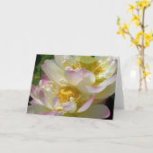 Lotus Flower Duet Kaart (Gele Bloem)