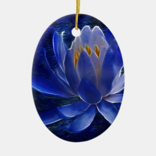 Lotus flower en betekenis ervan keramisch ornament (Voorkant)