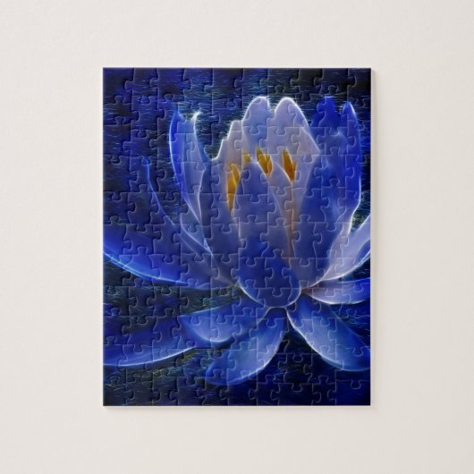 Lotus flower en betekenis ervan legpuzzel (Verticaal)