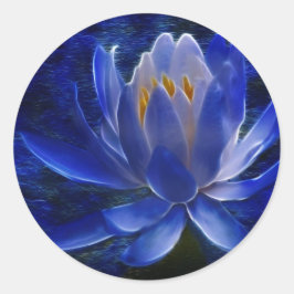 Lotus flower en betekenis ervan ronde sticker