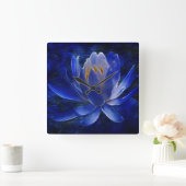 Lotus flower en betekenis ervan vierkante klok (Huis)