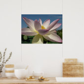Lotus Flower en Blue Sky I Poster (Keuken)