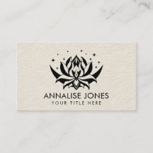 Lotus flower en maan op Canvas