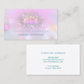 lotus flower estheticius salon spa visitekaartje (Voorkant / Achterkant)