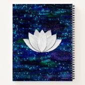 Lotus Flower Galaxy-laptop Notitieboek (Achterkant)