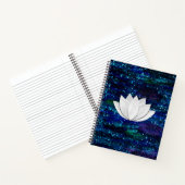 Lotus Flower Galaxy-laptop Notitieboek (Binnen)