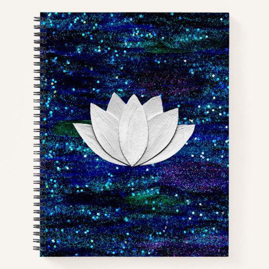 Lotus Flower Galaxy-laptop Notitieboek (Voorkant)