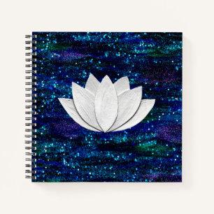 Lotus Flower Galaxy-Notitieboek Notitieboek