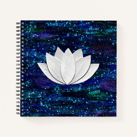 Lotus Flower Galaxy-Notitieboek Notitieboek (Voorkant)