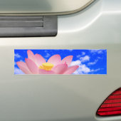 Lotus Flower Geboren in water Bumpersticker (Op auto)
