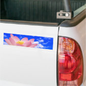 Lotus Flower Geboren in water Bumpersticker (Op Truck)