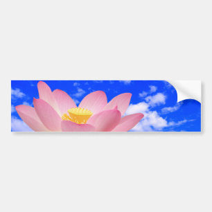 Lotus Flower Geboren in water Bumpersticker