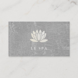 Lotus Flower / Gemarmerd Grijs Visitekaartje