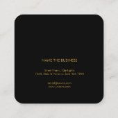 Lotus Flower Green Healing Therapy Yoga Holistic Vierkante Visitekaartje (Achterkant)