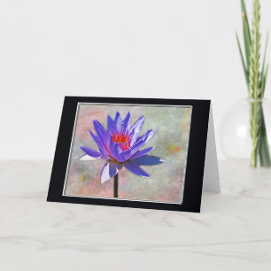 Lotus Flower Happy Birthday Kaart