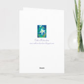 Lotus Flower Happy Birthday Kaart (Achterkant)