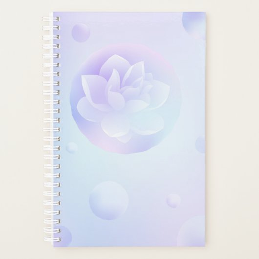 Lotus Flower Hardcover Kleine Dagelijkse Planner (Voorkant)