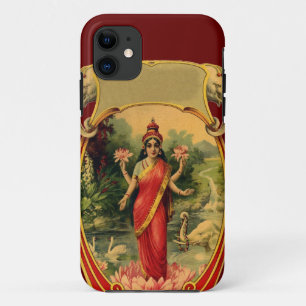 Lotus Flower Hindu Goddess Lakshmi iPhone 11 Hoesje