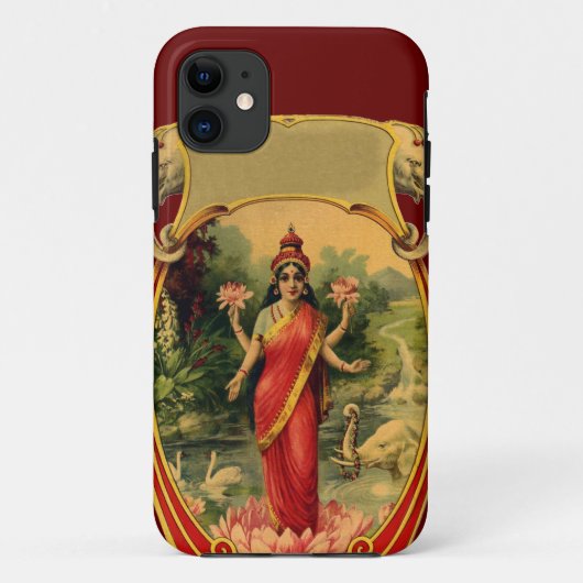  Lotus Flower Hindu Goddess Lakshmi Case-Mate iPhone Case (Achterkant)