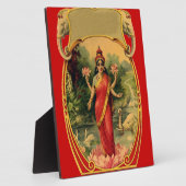  Lotus Flower Hindu Goddess Lakshmi Fotoplaat (Zijkant)