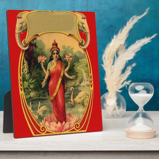  Lotus Flower Hindu Goddess Lakshmi Fotoplaat (Zijkant)